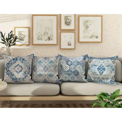 Custom Embroidered Monogram Throw Pillow (18x18) - Personalized Luxury Accent Pillow for Weddings, Dorms, & Home Decor - Nifty Decor & More