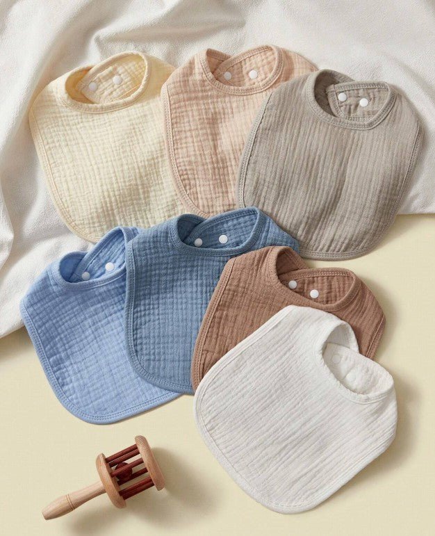 Custom Embroidered Name Patriotic Baby Bib, Adorable Mess - Proof Feeding Accessory, Perfect Baby Shower Gift - Nifty Decor & More
