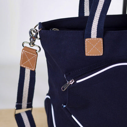 Custom Embroidered Pickleball Bag | Premium Canvas & Leather - Nifty Decor & More