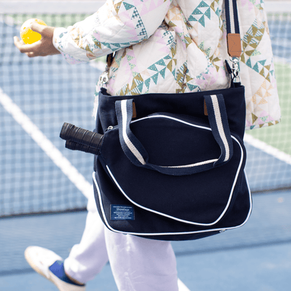 Custom Embroidered Pickleball Bag | Premium Canvas & Leather - Nifty Decor & More
