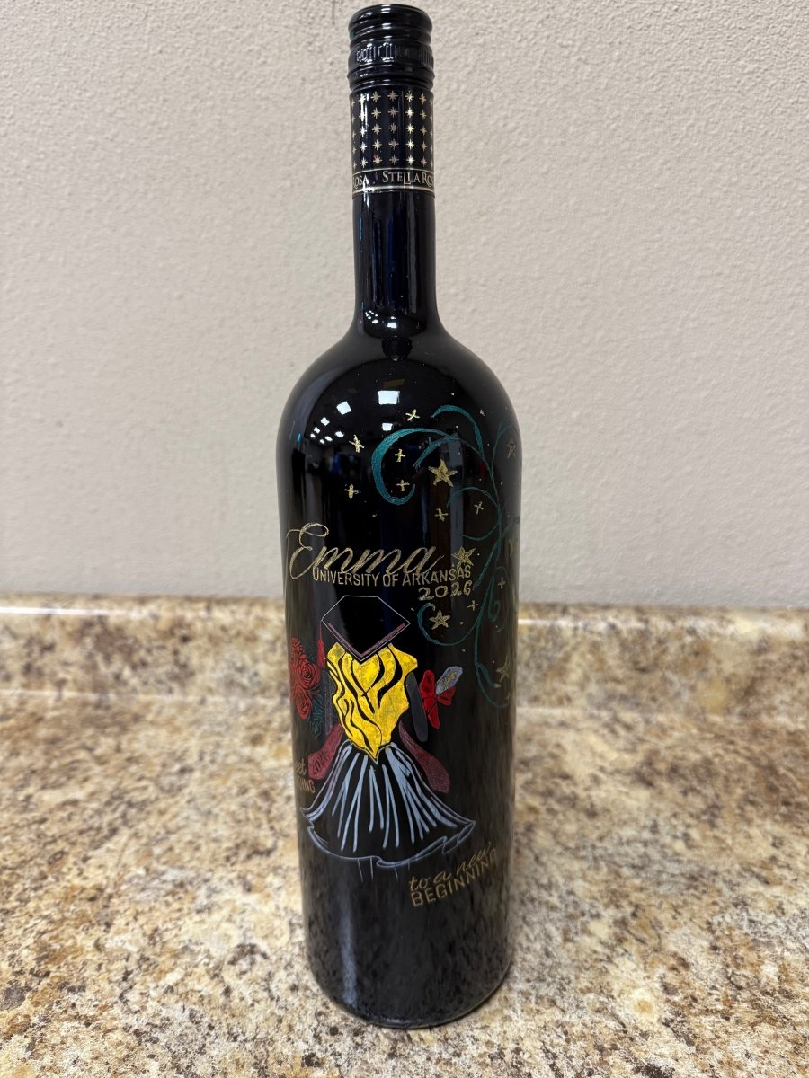 Custom Graduation 1.5L Wine Bottle - Nifty Decor & More