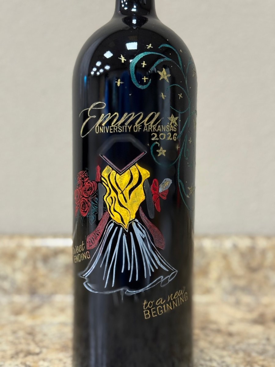 Custom Graduation 1.5L Wine Bottle - Nifty Decor & More