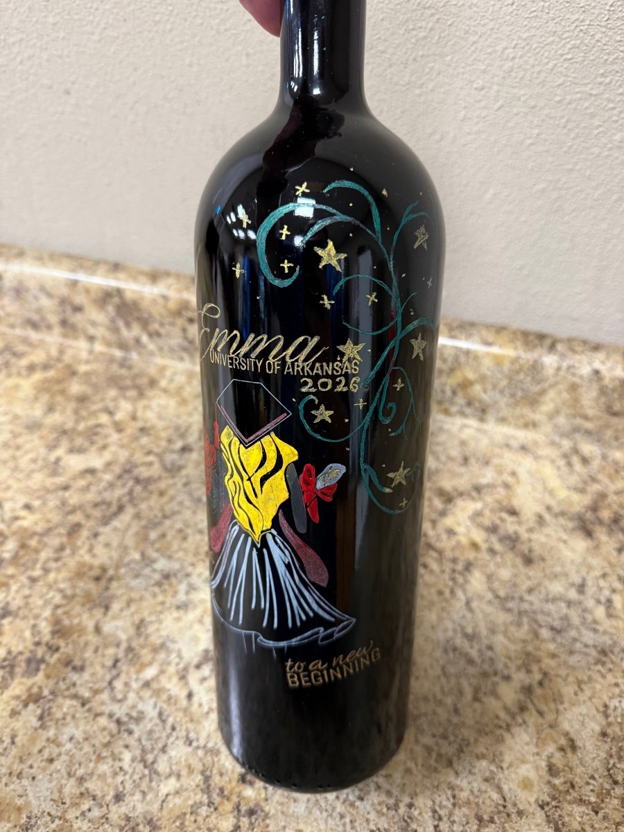 Custom Graduation 1.5L Wine Bottle - Nifty Decor & More