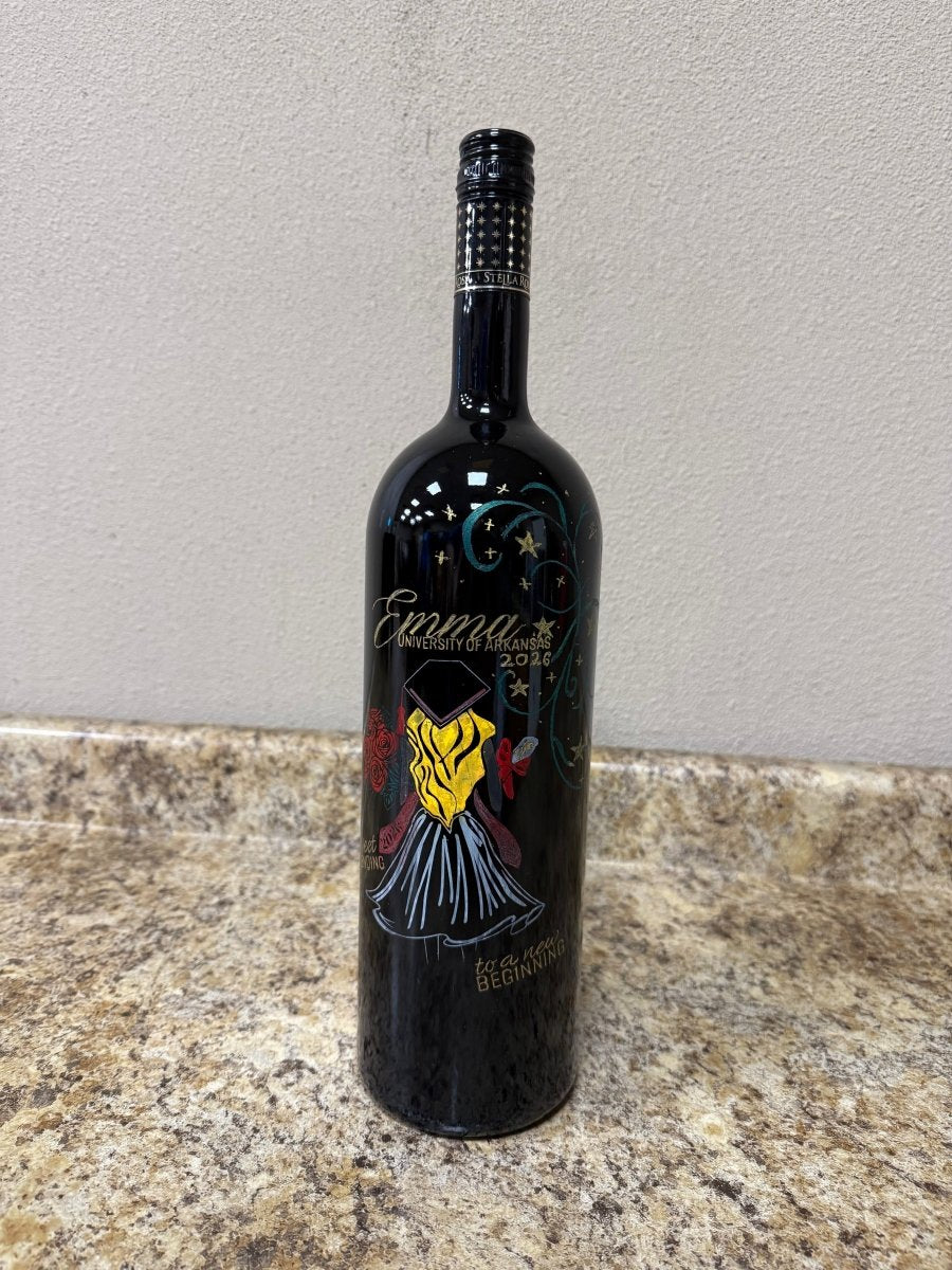 Custom Graduation 1.5L Wine Bottle - Nifty Decor & More