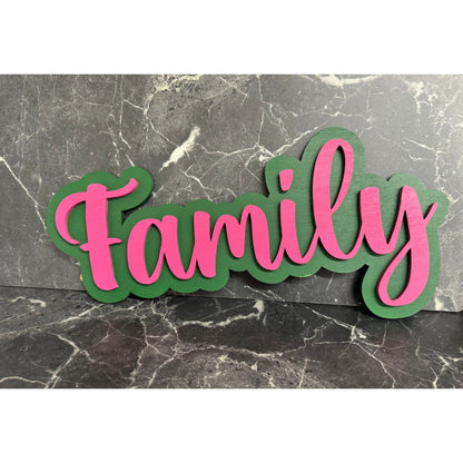 Custom Name Signs Wall Decor Family