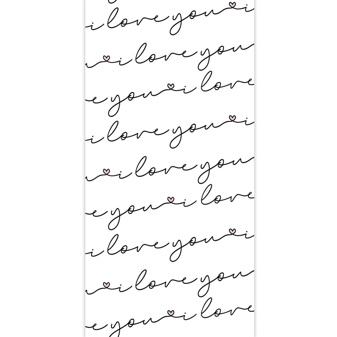 I Love You Paper Table Runner Supplies