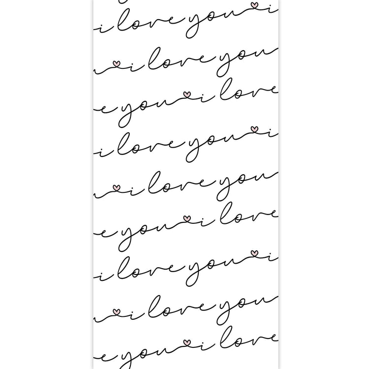 I Love You Paper Table Runner Supplies