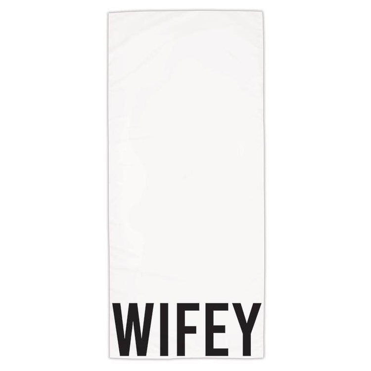 Wifey Oversized Beach Towel Quick Dry Bride Towels