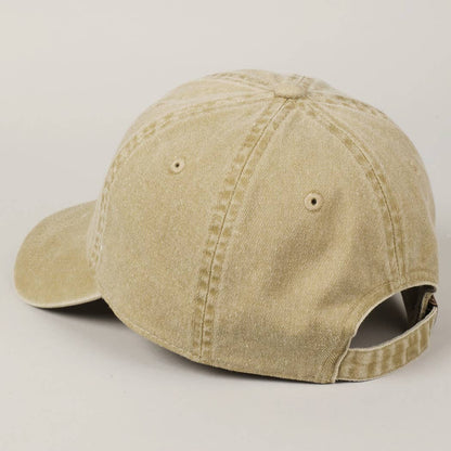 DAD EST.2025 Baseball Cap, Khaki Embroidered Lettering Dad Hat, Casual Wear for New Fathers Gift Men's Cap