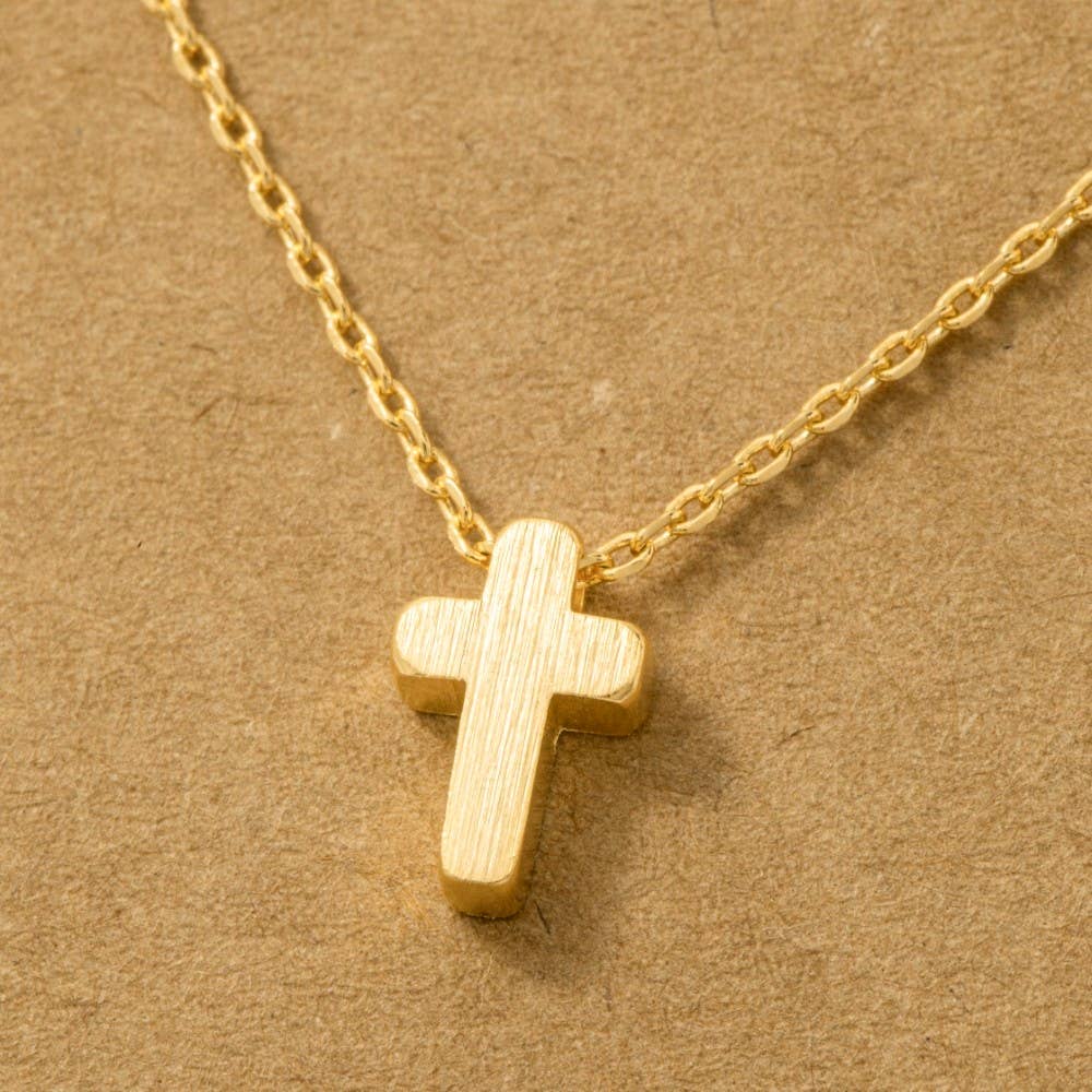 Dainty Mini Cross Pendant Necklace - Nifty Decor & More