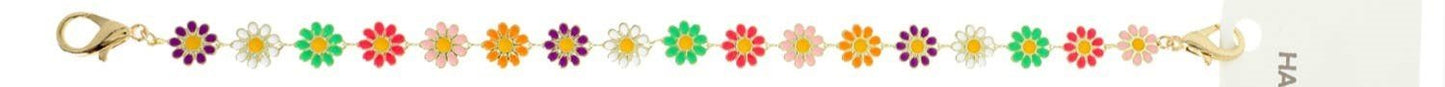 Daisy Charm Hat Chain Multicolored - Nifty Decor & More