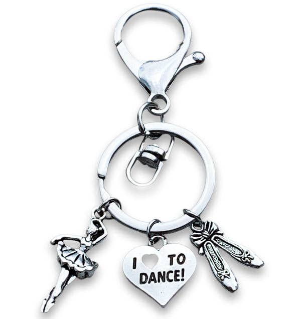 Dance Bag Charm Keychain
