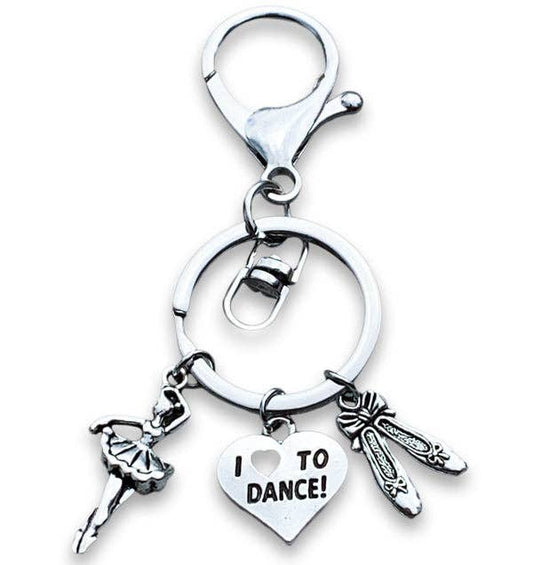 Dance Bag Charm Keychain - Nifty Decor & More