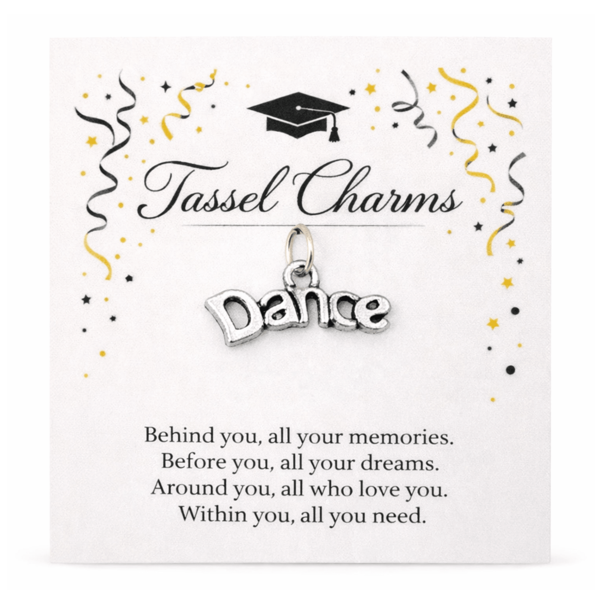 Dance Graduation Tassel Charm - Nifty Decor & More