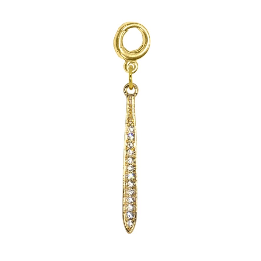 Dangle Charm - 14K Yellow Gold - Plated - Nifty Decor & More