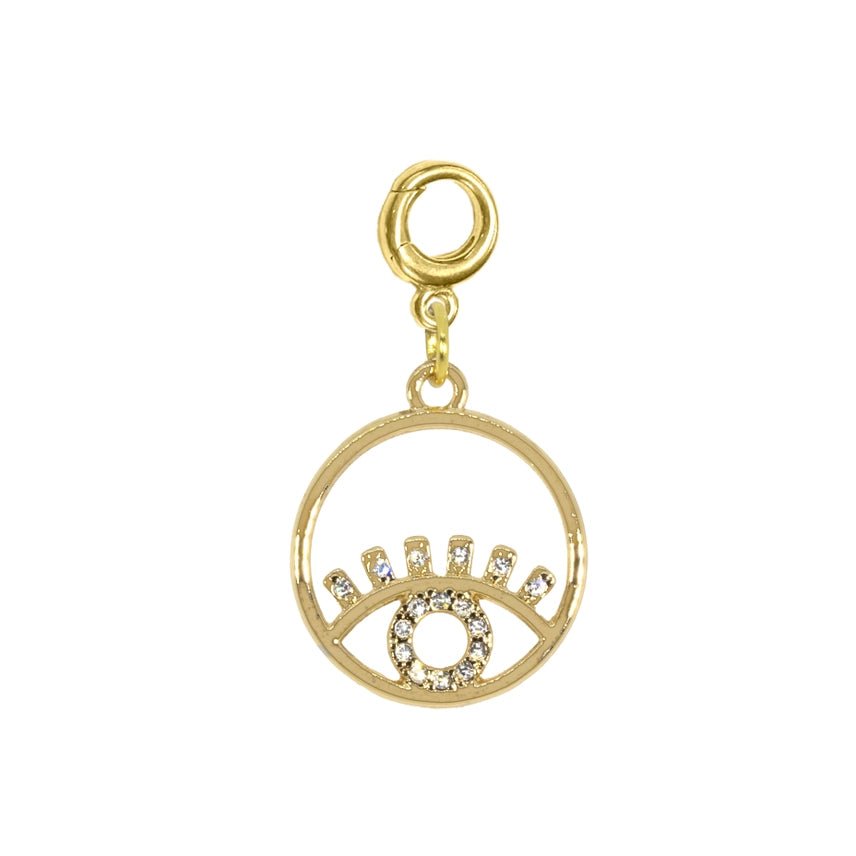 Dangle Charm - 14K Yellow Gold - Plated - Nifty Decor & More