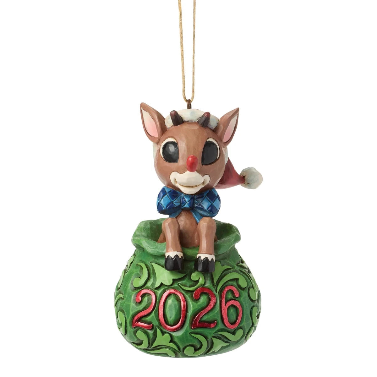 Dated 2026 Rudolph in Bag H/O - Nifty Decor & More
