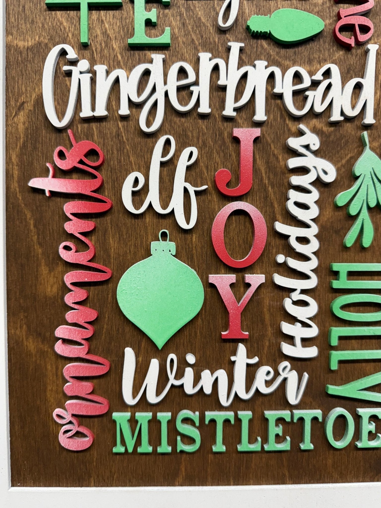 December Magic Wooden Sign - Nifty Decor & More