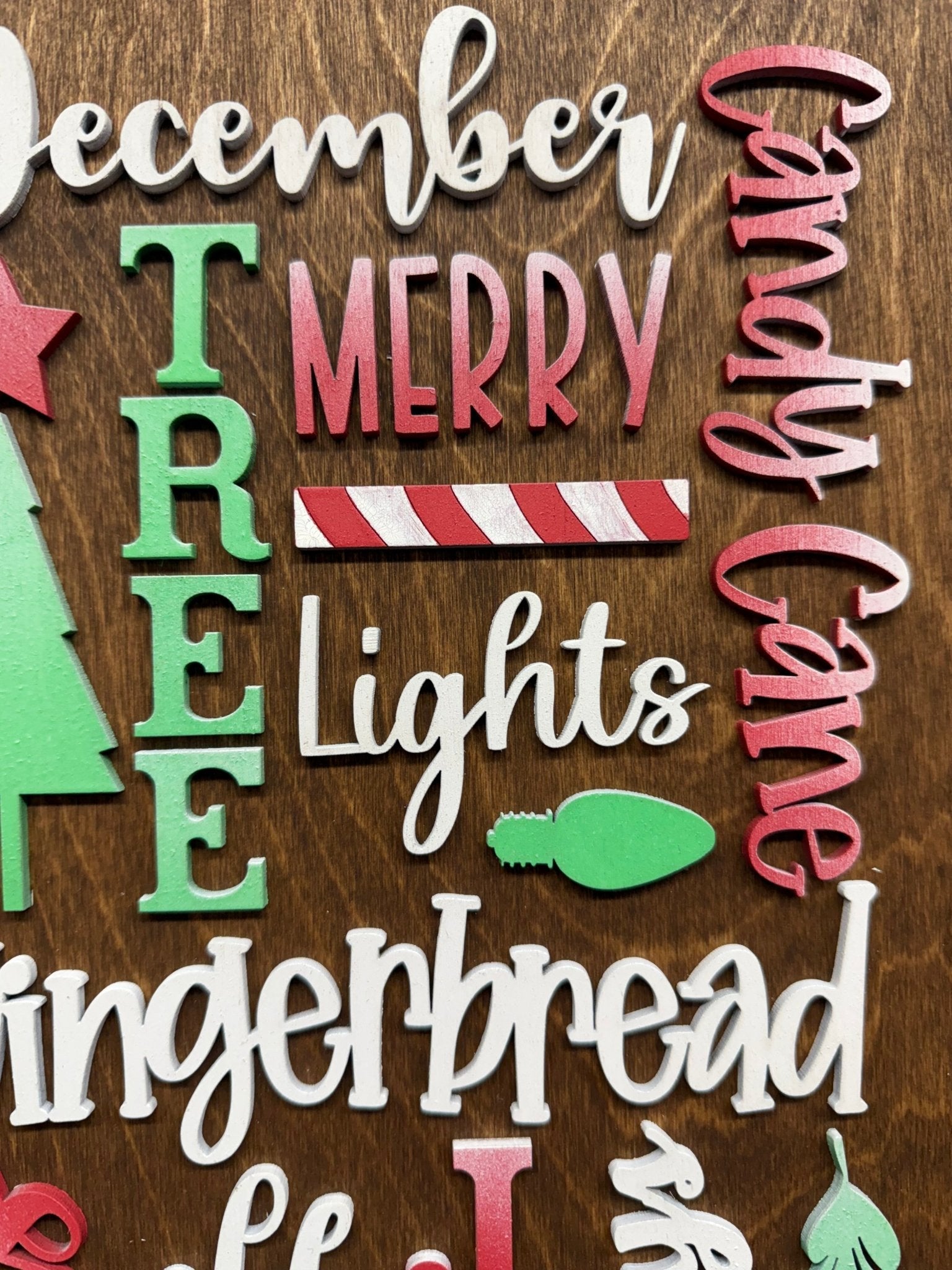 December Magic Wooden Sign - Nifty Decor & More