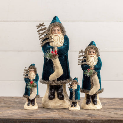 DEEP OCEAN VELVET BELSNICKLE ORNAMENT - Nifty Decor & More