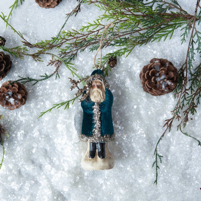 DEEP OCEAN VELVET BELSNICKLE ORNAMENT - Nifty Decor & More