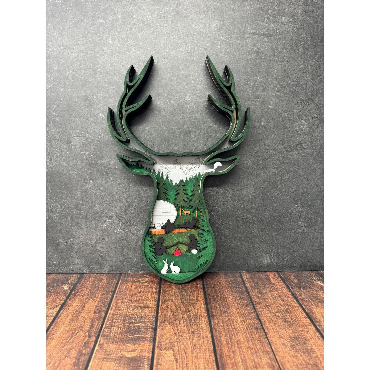 Deer Head Scene - Nifty Decor & More