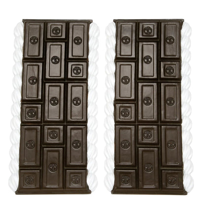 Department 56 Cocoa & Cream Road Set of 2 – Village Display Accessory – Miniature Chocolate Themed Pathway - Nifty Decor & More