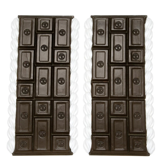 Department 56 Cocoa & Cream Road Set of 2 – Village Display Accessory – Miniature Chocolate Themed Pathway - Nifty Decor & More
