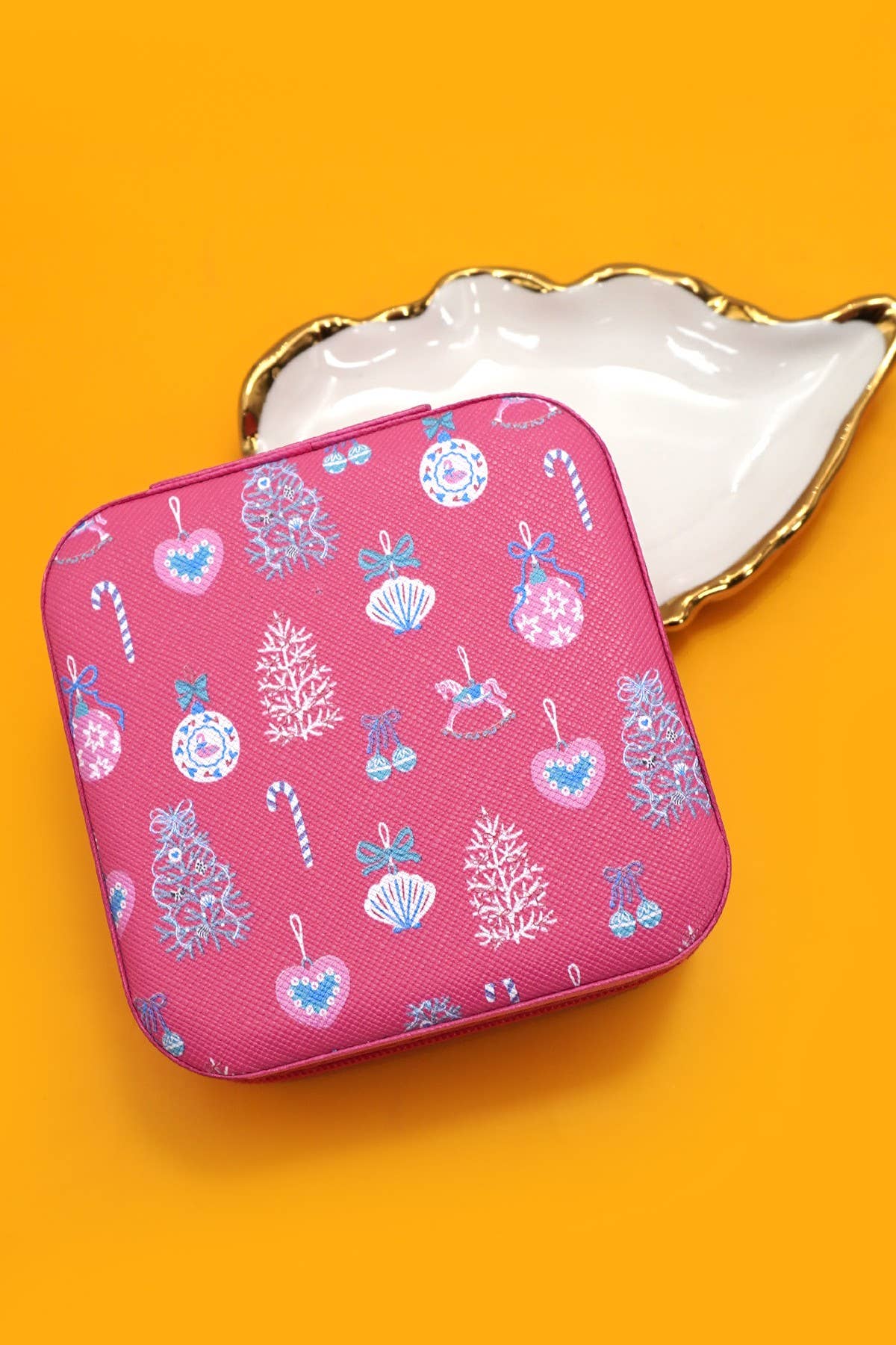 Festive Holiday Jewelry Storage Box