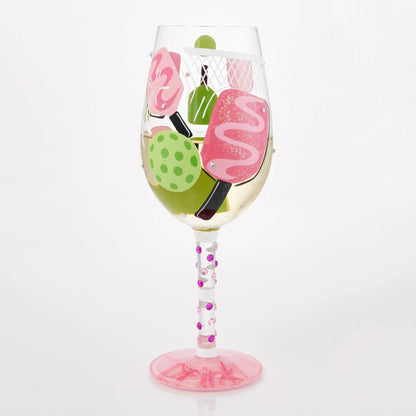 Dink then Drink Hand Painted Wine Glass - Nifty Decor & More