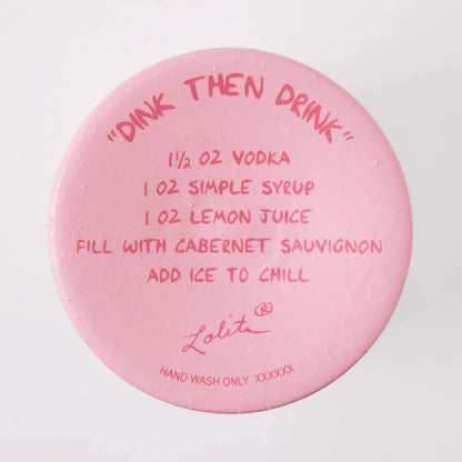 Dink then Drink Hand Painted Wine Glass - Nifty Decor & More