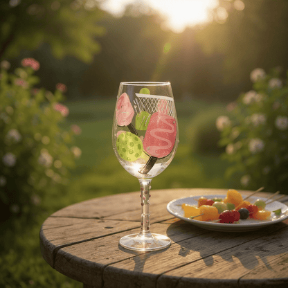 Dink then Drink Wine Glass - Nifty Decor & More