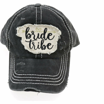Distressed Bride Tribe Patch CC Ball Cap BA2019BT - Nifty Decor & More