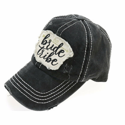 Distressed Bride Tribe Patch CC Ball Cap BA2019BT - Nifty Decor & More