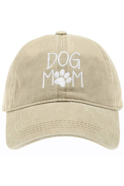 Dog Mom Baseball Cap, Embroidered Cotton Hat, Perfect for Proud Pup Parents, Cute Dog Lover Gift - Nifty Decor & More