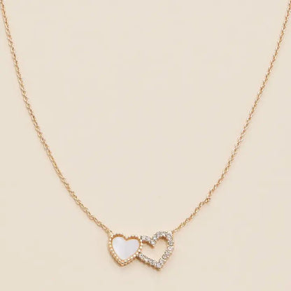 Double Heart Pendant Necklace - Nifty Decor & More
