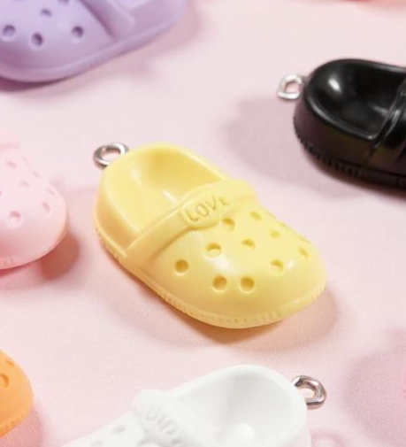 Shoe Charm Pendant, Cute Jewelry Add On for Necklace or Bracelet, Fun Accessory for Shoe Lovers, Unique Gift for Friends & Family Shoe Charm Yellow