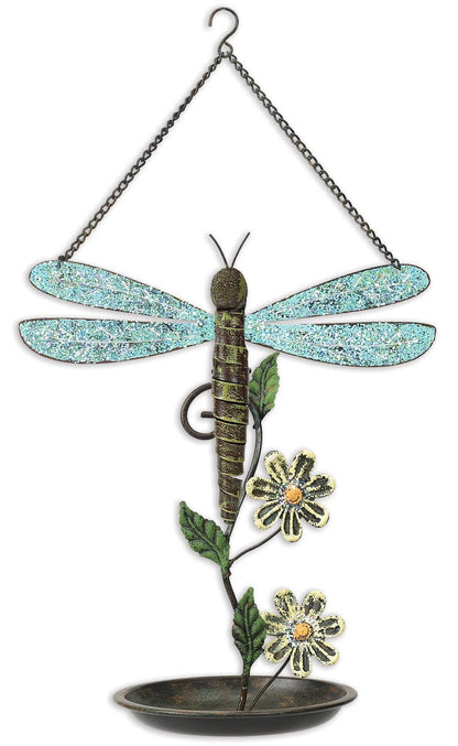Dragonfly Birdfeeder, Unique Wildlife Feeder for Backyard Birdwatching, Enhances Garden Ambiance - Nifty Decor & More