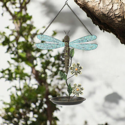 Dragonfly Birdfeeder, Unique Wildlife Feeder for Backyard Birdwatching, Enhances Garden Ambiance