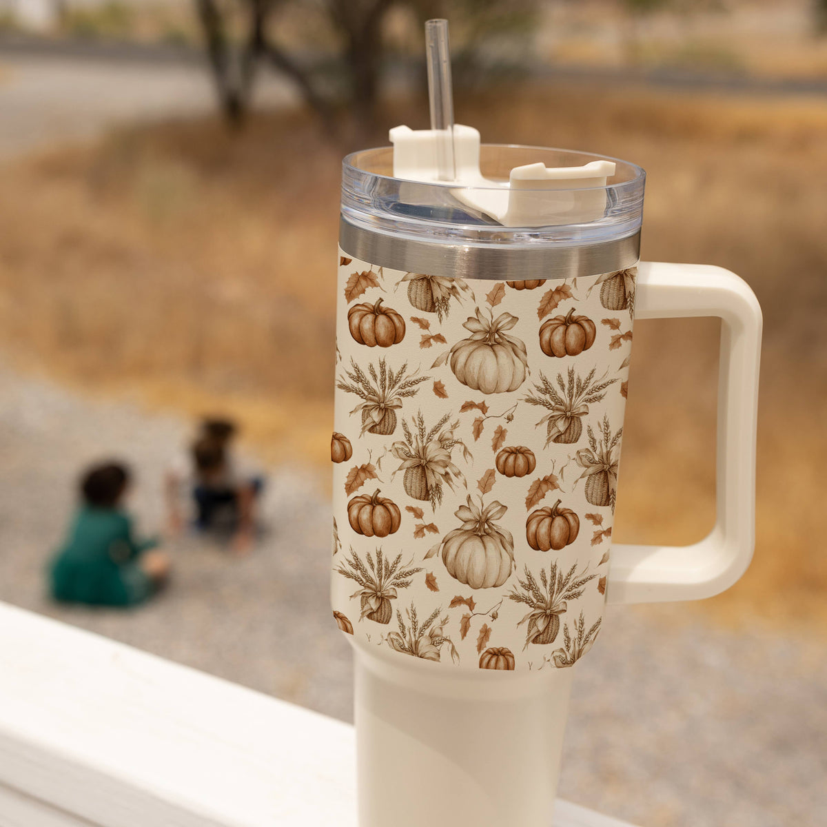 Rustic Pumpkin Fall Tumblers 40oz