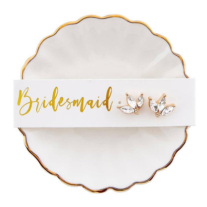 Earring + Small Trinket Tray Set - Bridesmaid - Nifty Decor & More