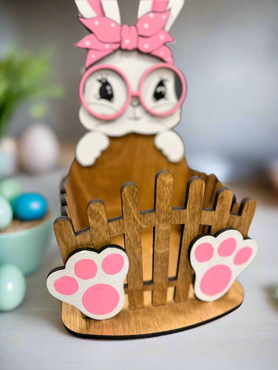 Easter Bunny Gift Basket – Cute Spring Basket for Kids - Nifty Decor & More