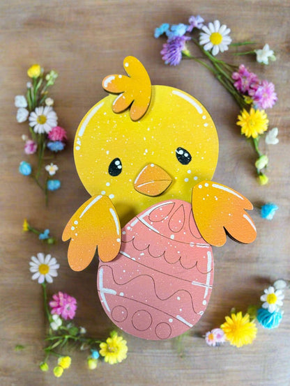 Easter Mug Buddies | Cute Easter Decorations, Springtime Gifts & Potted Plant Accessories, Huggers for Easter Fun Chick