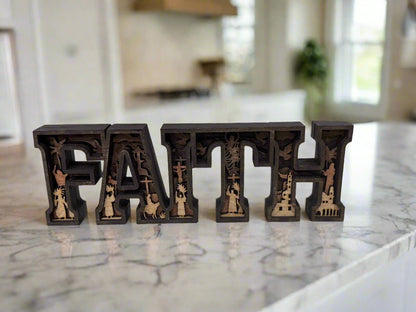 Easter Story Faith Scene | Beautiful Religious Decor Accent & Gift for Home, Meaningful Easter Decoration