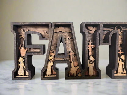 Easter Story Faith Scene | Beautiful Religious Decor Accent & Gift for Home, Meaningful Easter Decoration