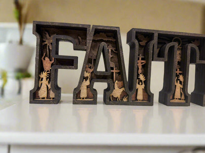 Easter Story Faith Scene | Beautiful Religious Decor Accent & Gift for Home, Meaningful Easter Decoration