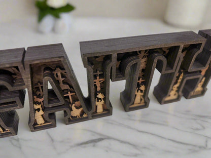 Easter Story Faith Scene | Beautiful Religious Decor Accent & Gift for Home, Meaningful Easter Decoration