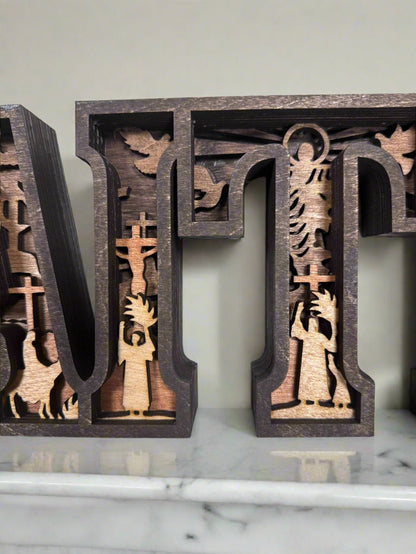 Easter Story Faith Scene | Beautiful Religious Decor Accent & Gift for Home, Meaningful Easter Decoration