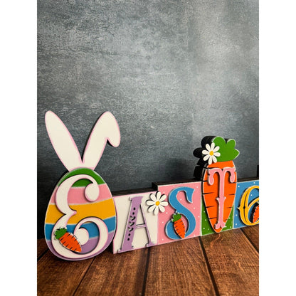 Easter Word Block Easter Shelf Sitter