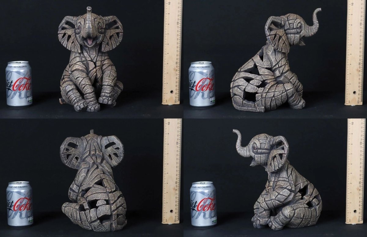 EDGES Elephant Calf Sculpture - Nifty Decor & More